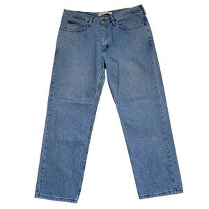 Lee Men's Relaxed Fit Jeans Medium Wash Straight Leg Size 36x30